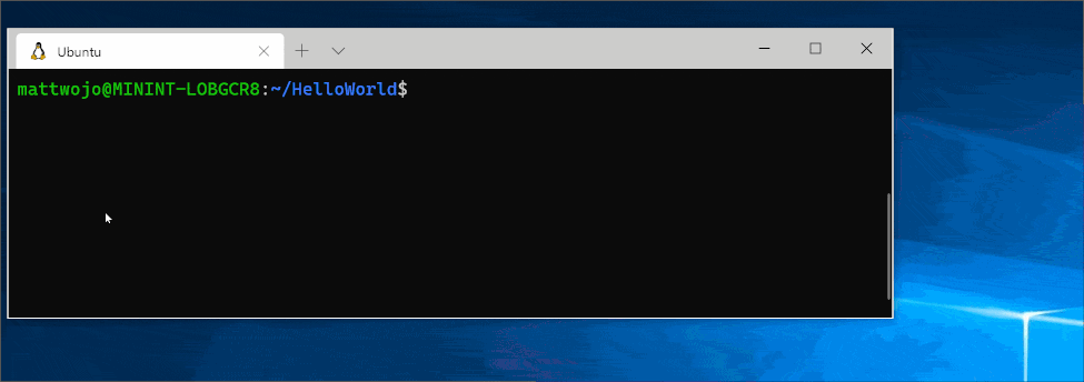Get started using VS Code with Windows Subsystem for Linux